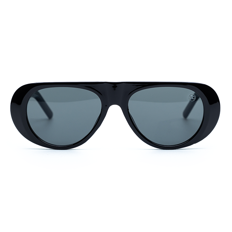 Óculos de sol feminino máscara Rosa Coral Mantova, armação preta e lente preta – estilo sofisticado e proteção UVA e UVB 400 para os olhos.