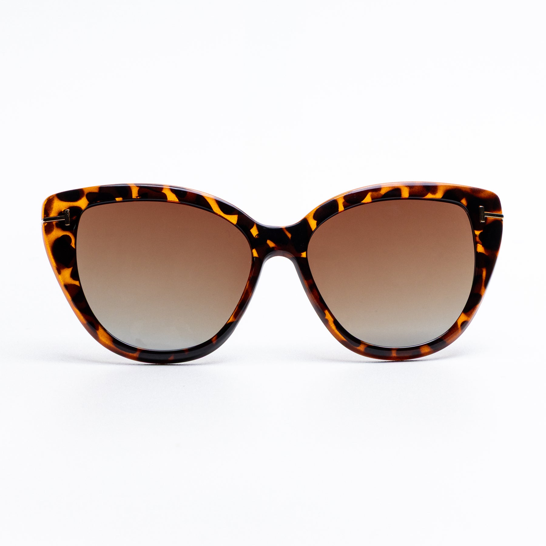 Óculos Clip-On Polarizado feminino Rosa Coral Barcelona, armação Leopardo e Clip Marrom – estilo sofisticado e proteção UVA e UVB 400 para os olhos.