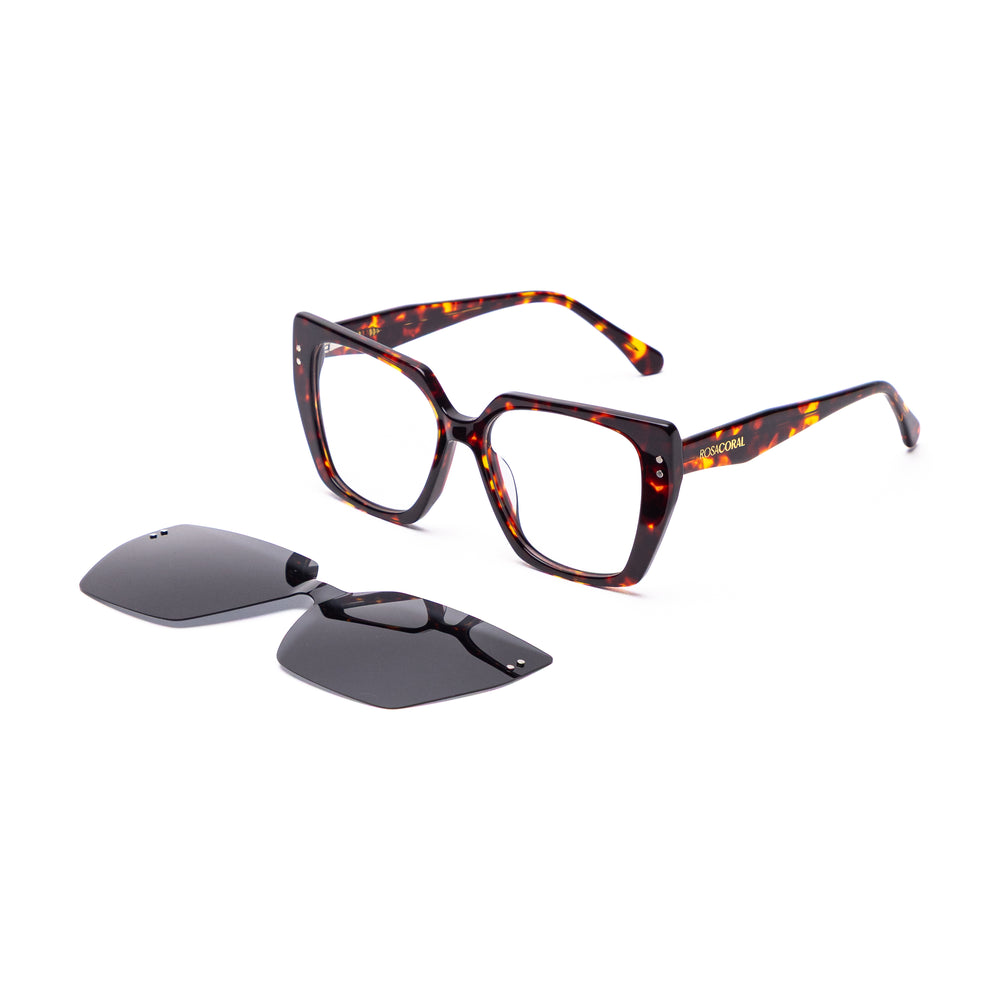 Verona Acetato Clip-On Polarizado 2 em 1