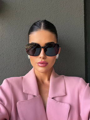 Roma Acetato Clip-On Polarizado 2 em 1