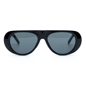 Óculos de sol feminino máscara Rosa Coral Mantova, armação preta e lente preta  – estilo sofisticado e proteção UVA e UVB 400 para os olhos.