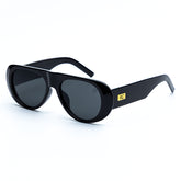 Óculos de sol feminino máscara Rosa Coral Mantova, armação preta e lente preta  – estilo sofisticado e proteção UVA e UVB 400 para os olhos.