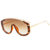 Óculos de sol feminino aviador Rosa Coral Marsala, armação Leopardo e lente Marrom – estilo sofisticado e proteção UVA e UVB 400 para os olhos.