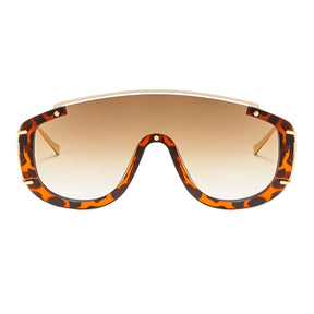 Óculos de sol feminino Rosa Coral Marsala, armação leopardo e lente Marrom – estilo sofisticado e proteção UVA e UVB 400 para os olhos.