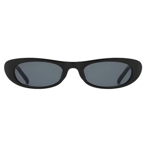 Óculos de sol feminino Rosa Coral Matera, armação Preta e lente Preta – estilo sofisticado e proteção UVA e UVB 400 para os olhos.