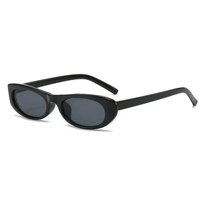 Óculos de sol feminino Rosa Coral Matera, armação Preta e lente Preta – estilo sofisticado e proteção UVA e UVB 400 para os olhos.