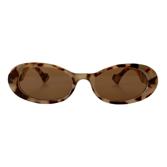 Óculos de sol feminino Rosa Coral Ravena, armação Tartaruga e lente Marrom – estilo sofisticado e proteção UVA e UVB 400 para os olhos.