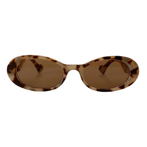 Óculos de sol feminino Rosa Coral Ravena, armação Tartaruga e lente Marrom – estilo sofisticado e proteção UVA e UVB 400 para os olhos.