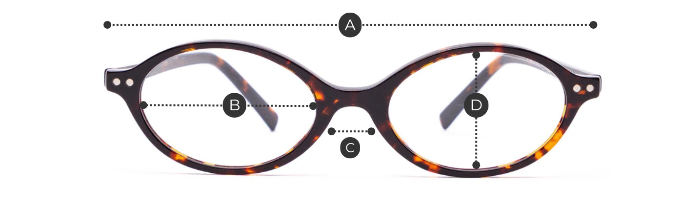 Pisa Acetato Clip-On Polarizado 2 em 1 — desenho técnico com medidas